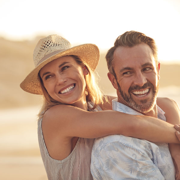 smiling couple